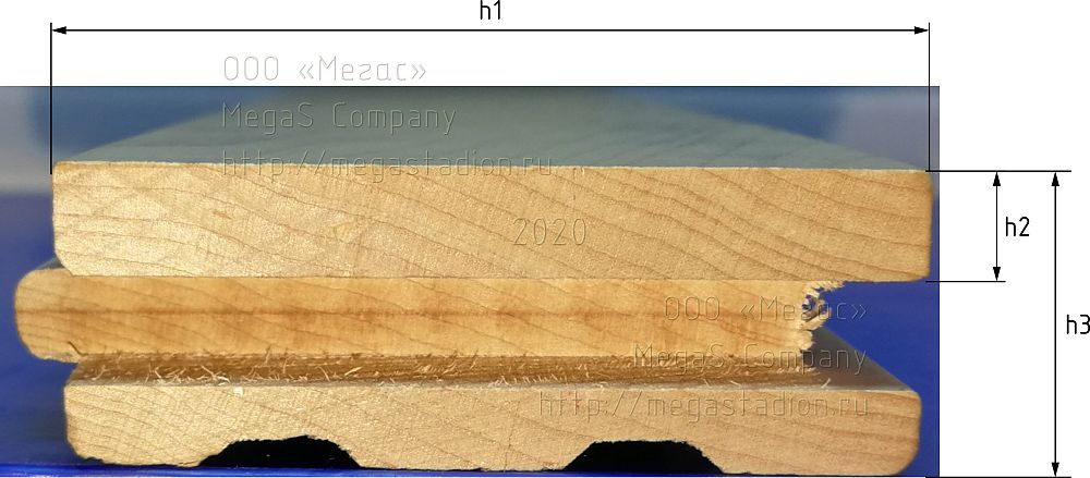 Толщина верхней части плашки до паза составляет 7-8 мм